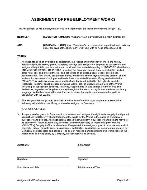 Assignment20of20pre Employment20works 1